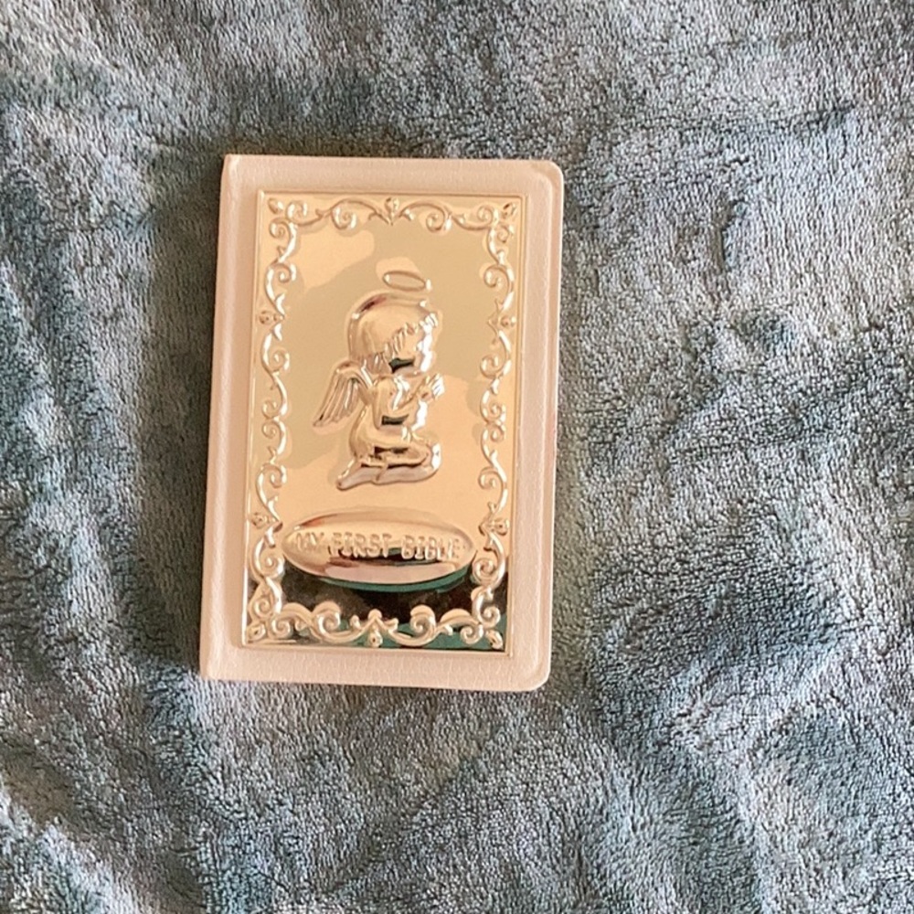 Gold and Cream Baby Keepsake Book